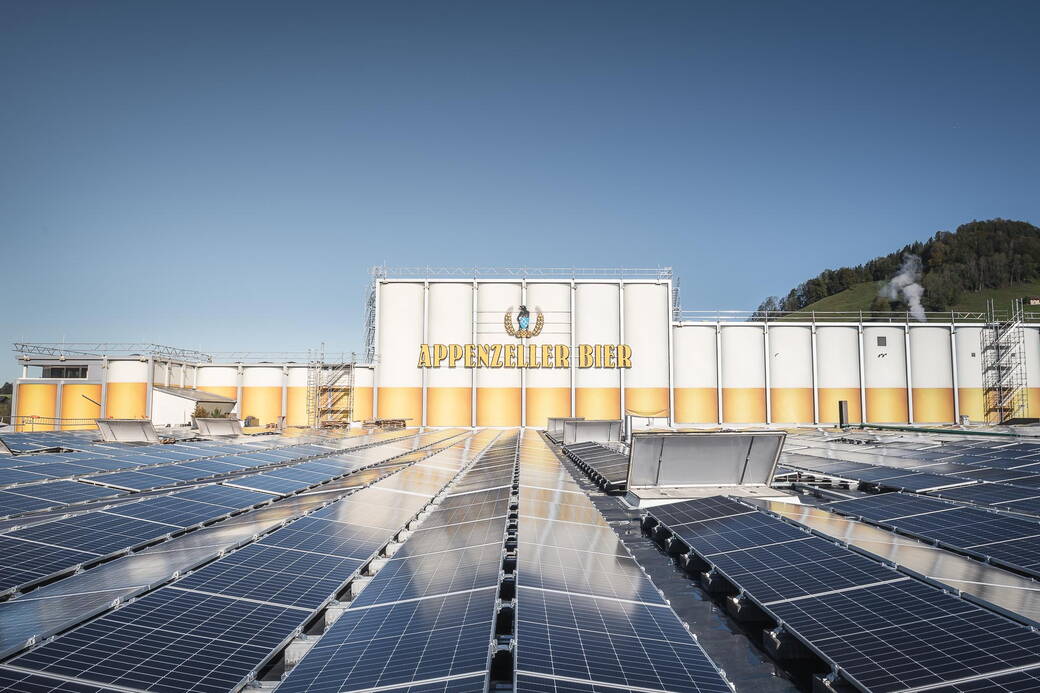 Photovoltaikanlage: Brauerei Locher AG - Appenzeller Bier